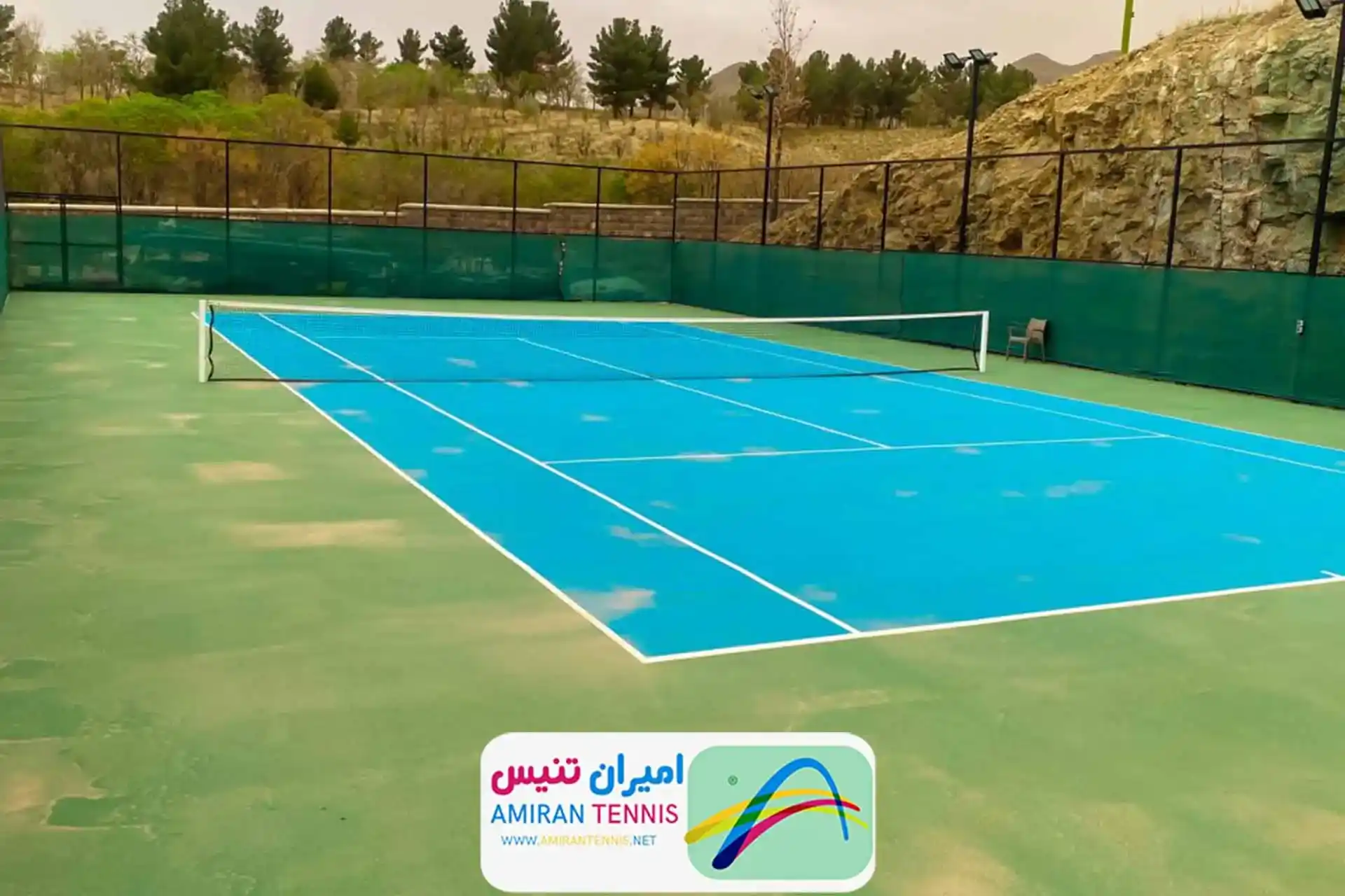 زمین تنیس|زهکشی زمین تنیس